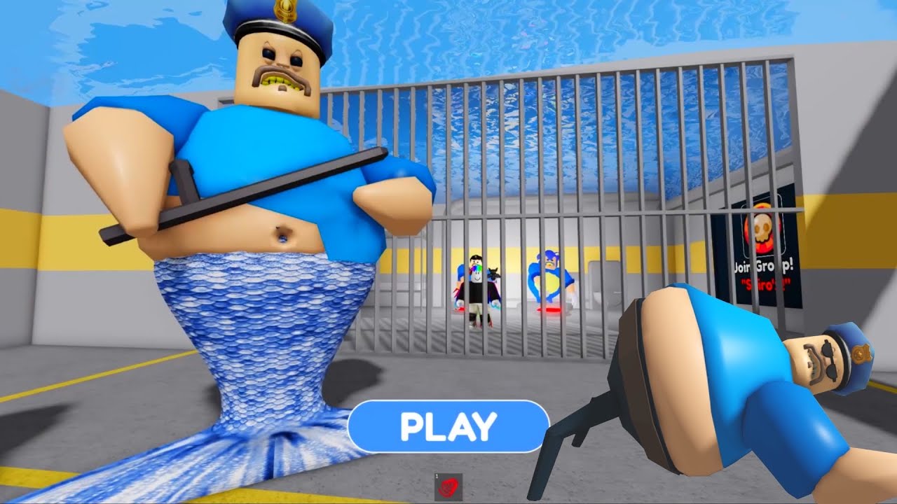 🧜‍♀️MERMAID BARRY'S PRISON RUN!🧜‍♀️