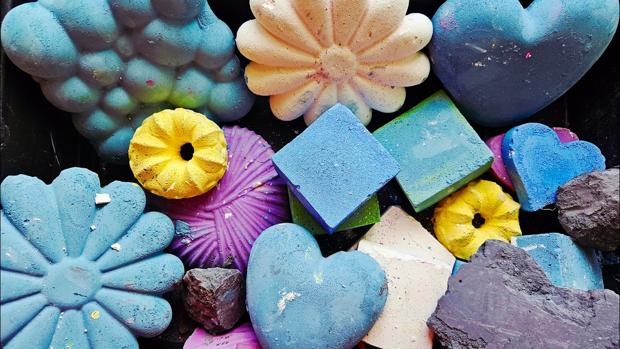 Earthy Reforms + Variety Chalk Mix | Super Satisfying ASMR