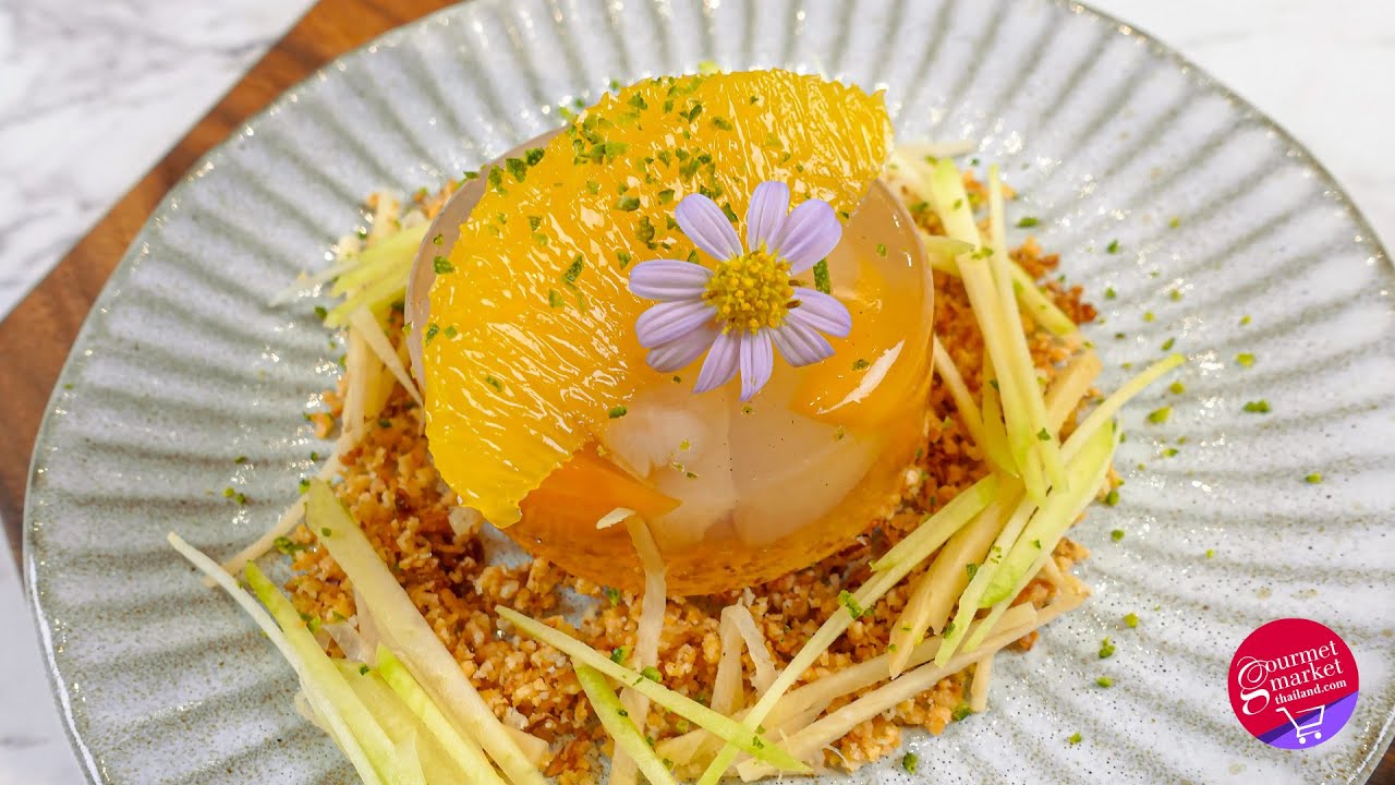 Gourmet Market X You Hunt We Cook | วุ้นส้มฉุน  Som Chun Jelly - Thai dessert for summer