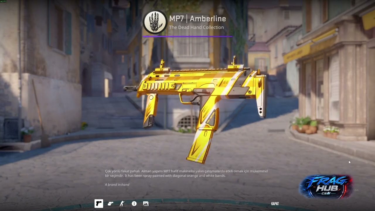 NEW MP7 Amberline Showcase 🔥 | CS2 Skin ShowcaseMP7  Amberline