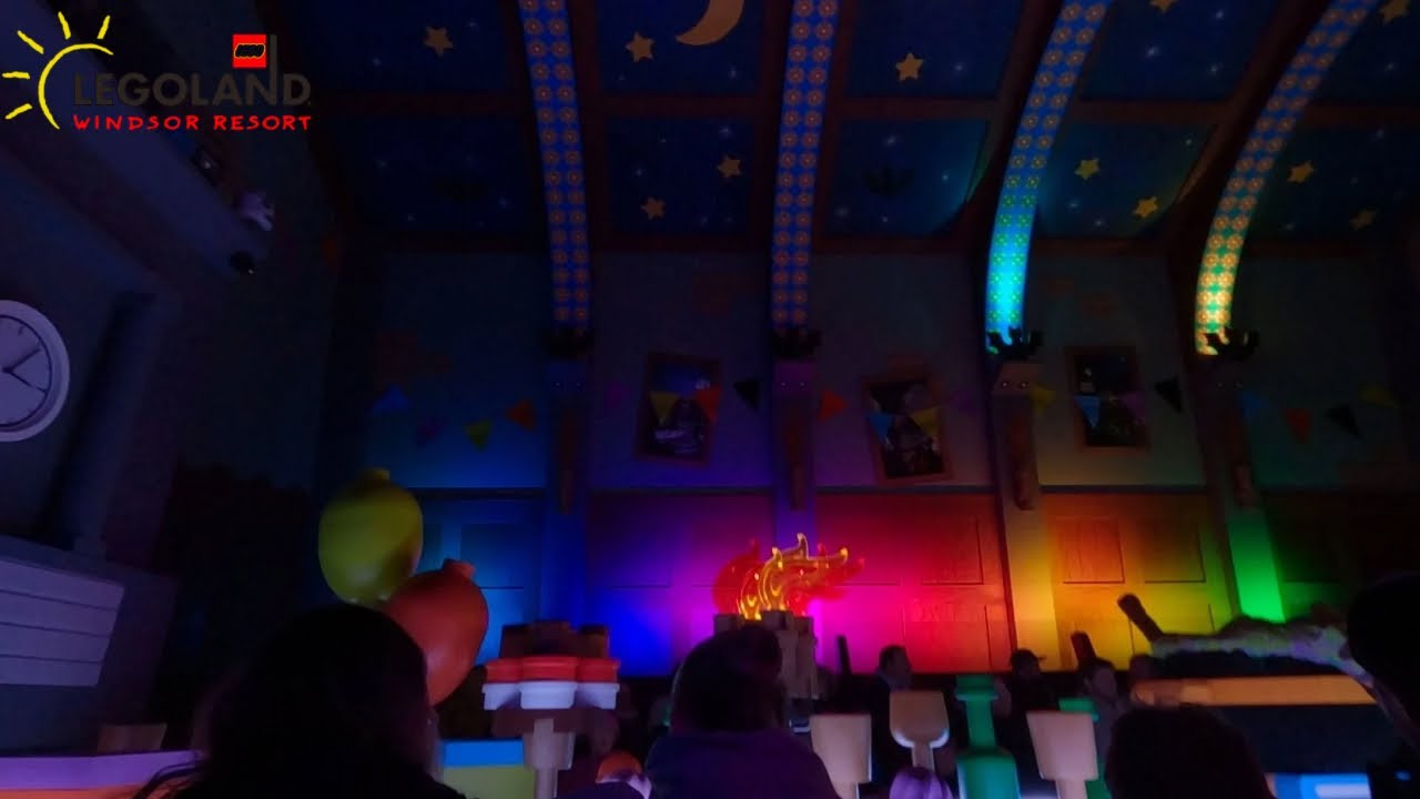 Haunted house monster party on ride POV LEGOLAND Windsor