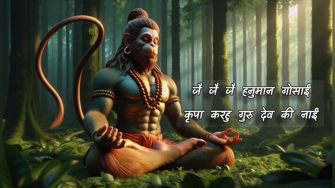 मंगल मुरती मरुत नंदन। Shree Hanuman Aarti। श्री हनुमान मंगलाचरण आरती #शब्द_समाधि 