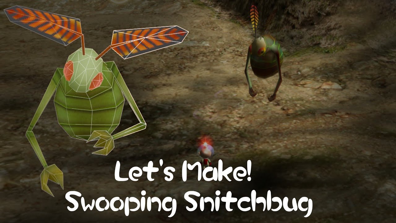 Let's Make! - Swooping Snitchbug (Pikmin Enemy)