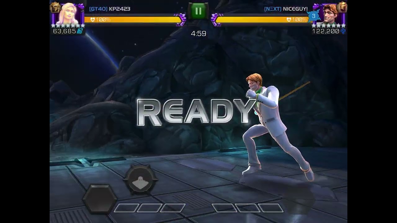 Karolina Dean vs Arcade Node 41 Bubble Shield/Scared Stiff/Power Focus 2 AW S62 Mcoc