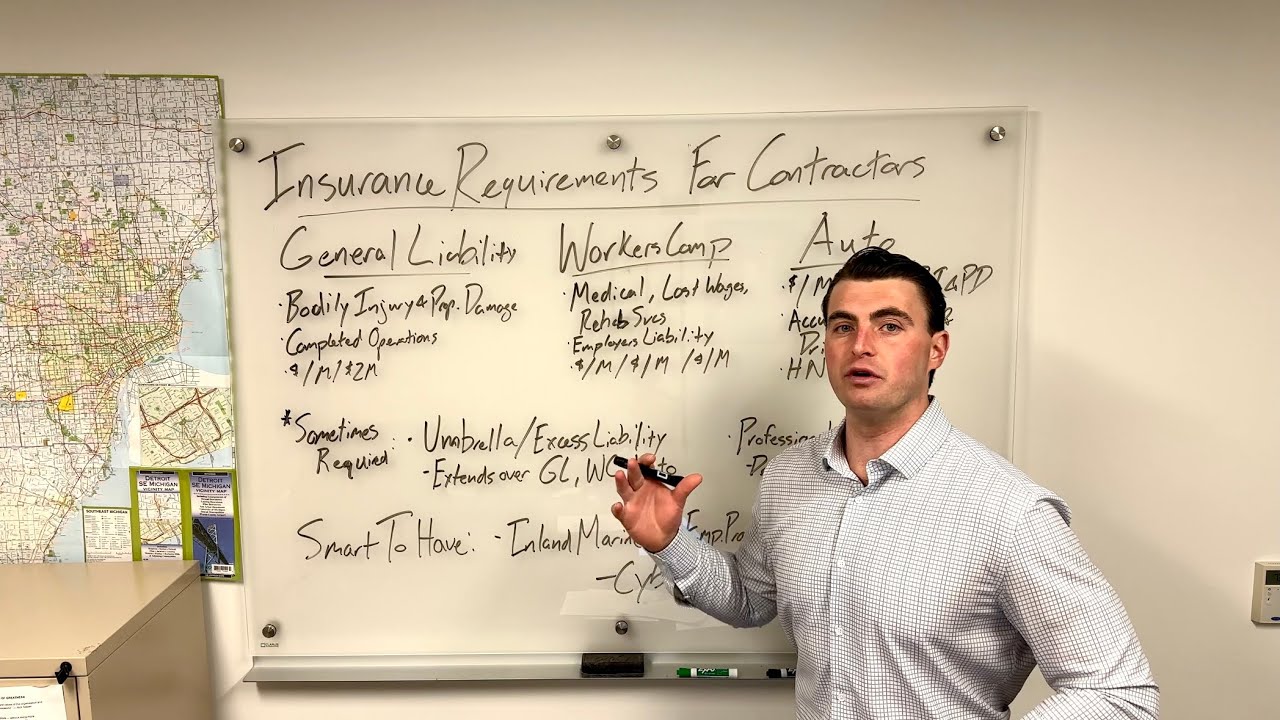 Insurance Requirements For Contractors in Michigan