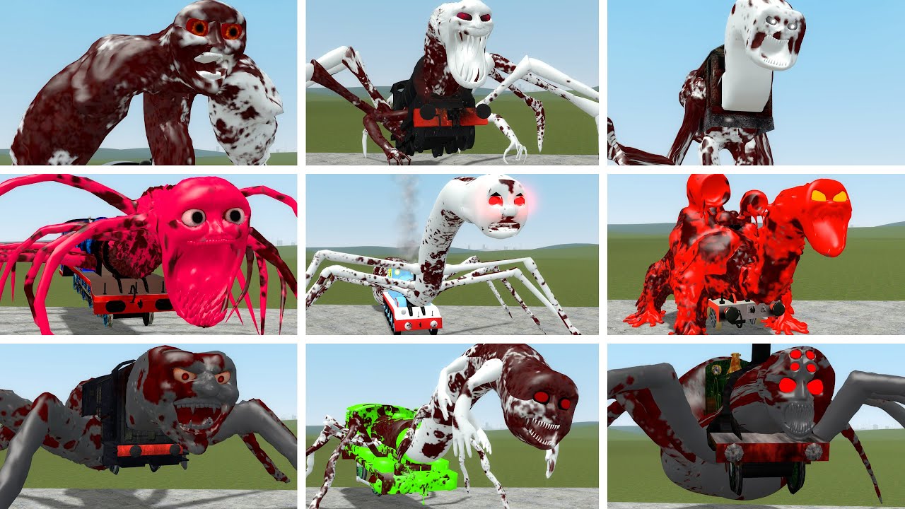 New Update Cursed Thomas and Friends in Garry's Mod