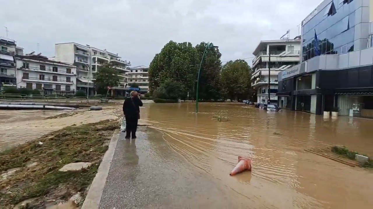 Τρίκαλα: Απόλυτη καταστροφη