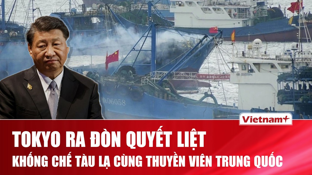 Nhật Bản “mạnh tay” bắt sống 1 tàu lạ cùng 11 thuyền viên người Trung Quốc ngoài khơi Nagasaki