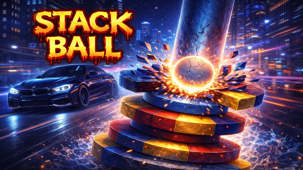 💥 STACK BALL 3D 😱 NONSTOP BREAK 🔴LIVE
