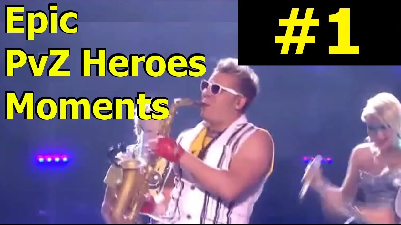 SAX EM UP - PvZ Heroes Highlights And Glitches #1