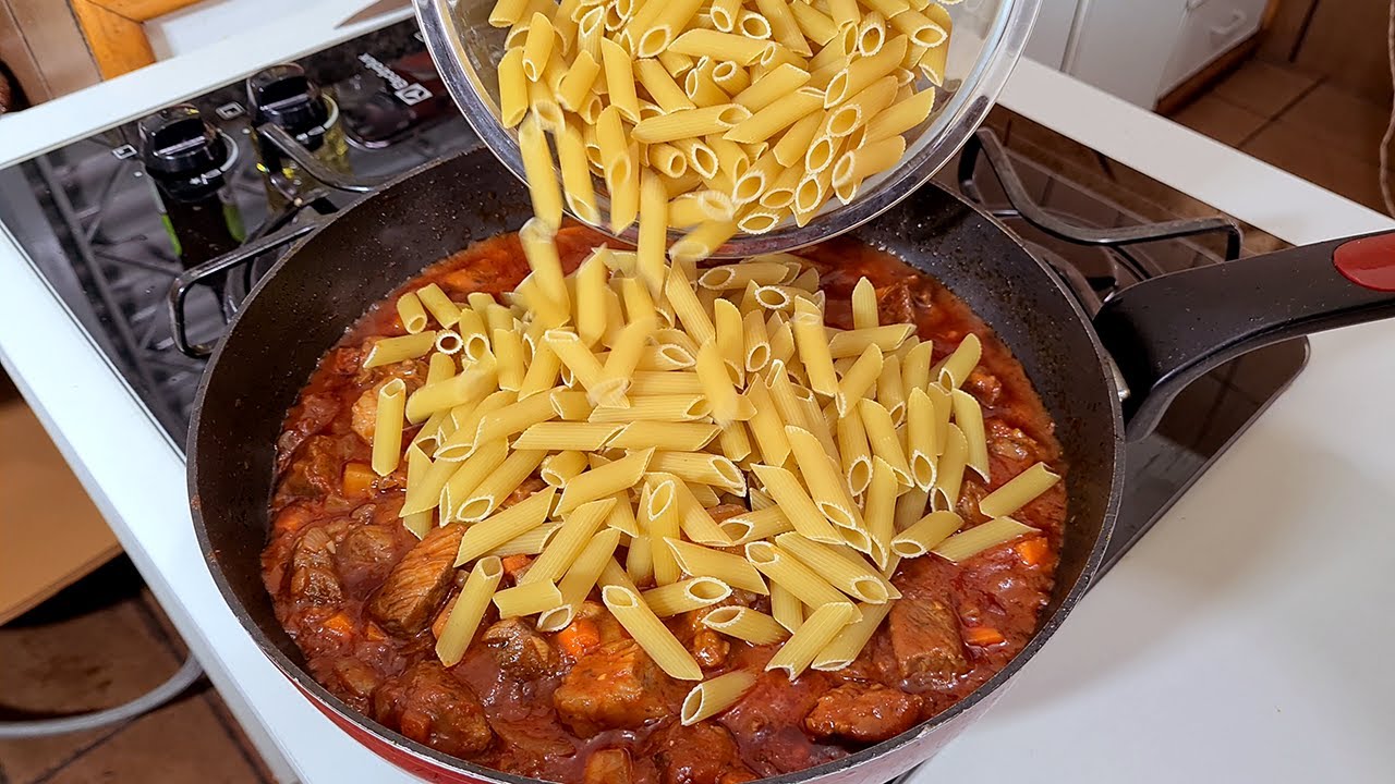 Chef italiano me passou a receita agora só faço macarrão assim