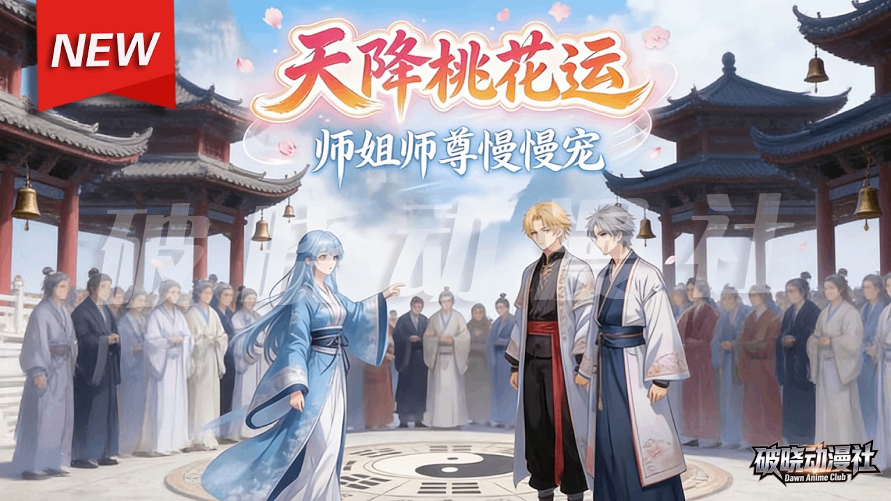 MULTISUB📢新番上线《天降桃花运，师姐师尊慢慢宠》第1~60集丨林越意外魂穿修仙界杂役，在道侣甄选大会上，竟然被圣女看上，进退两难之际，他竟意外觉醒了选择系统！#漫剧 #破晓动漫社