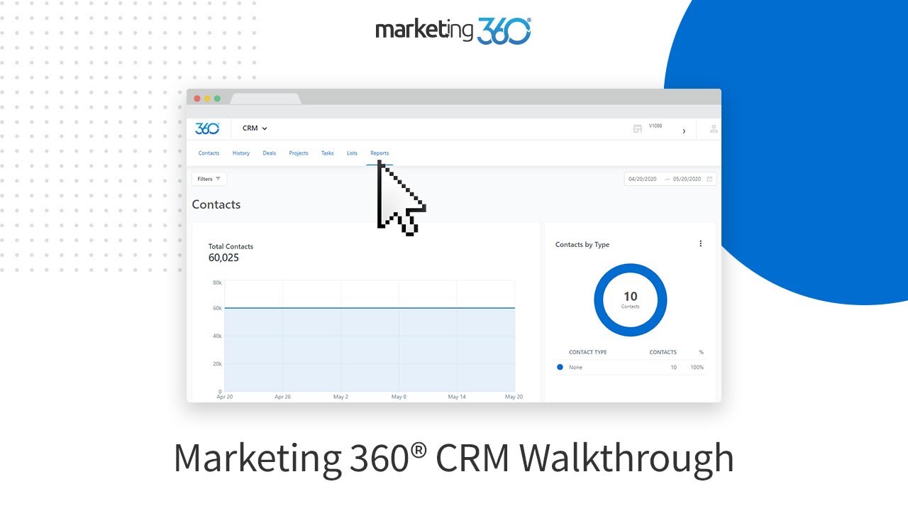 Marketing 360® CRM Walkthrough