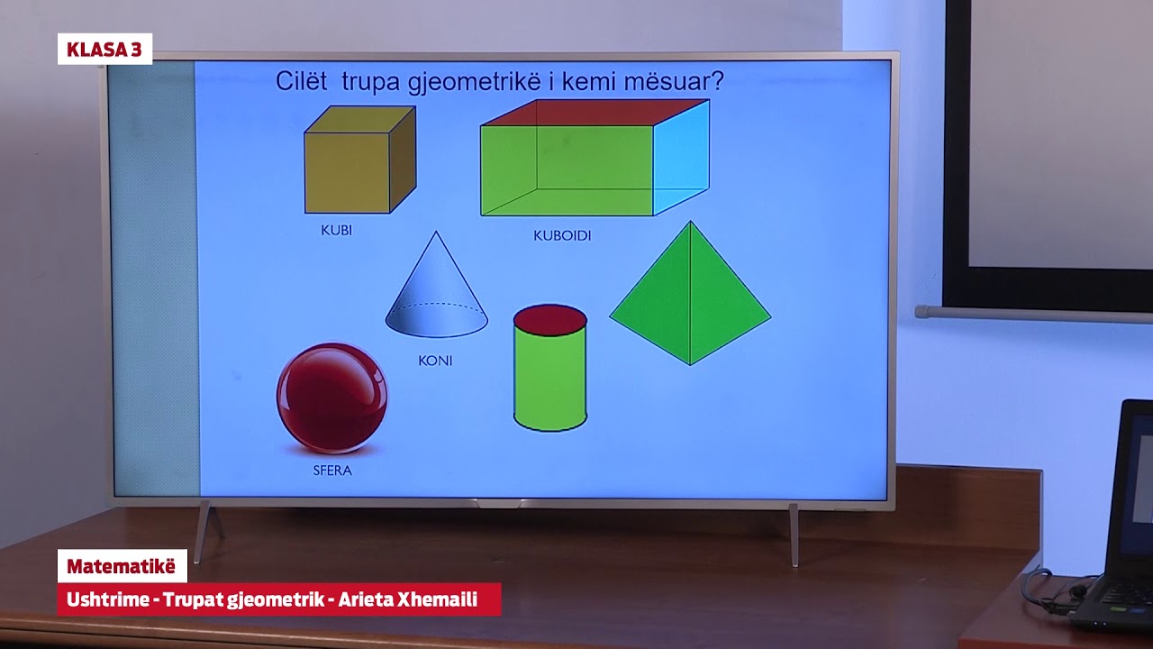 e Mesimi Klasa 3 - 3080 Matematikë - Ushtrime - Trupat gjeometrik