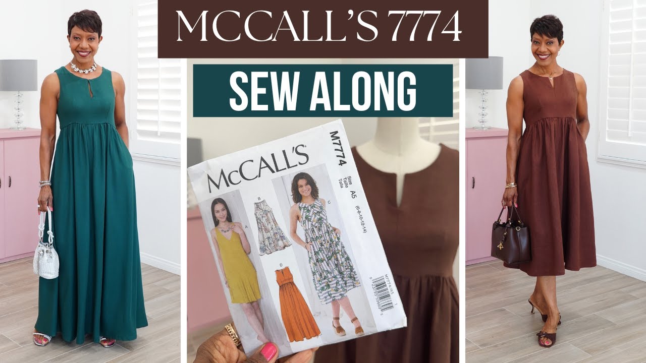 Let's sew a summer dress with McCall's 7774 (2025)