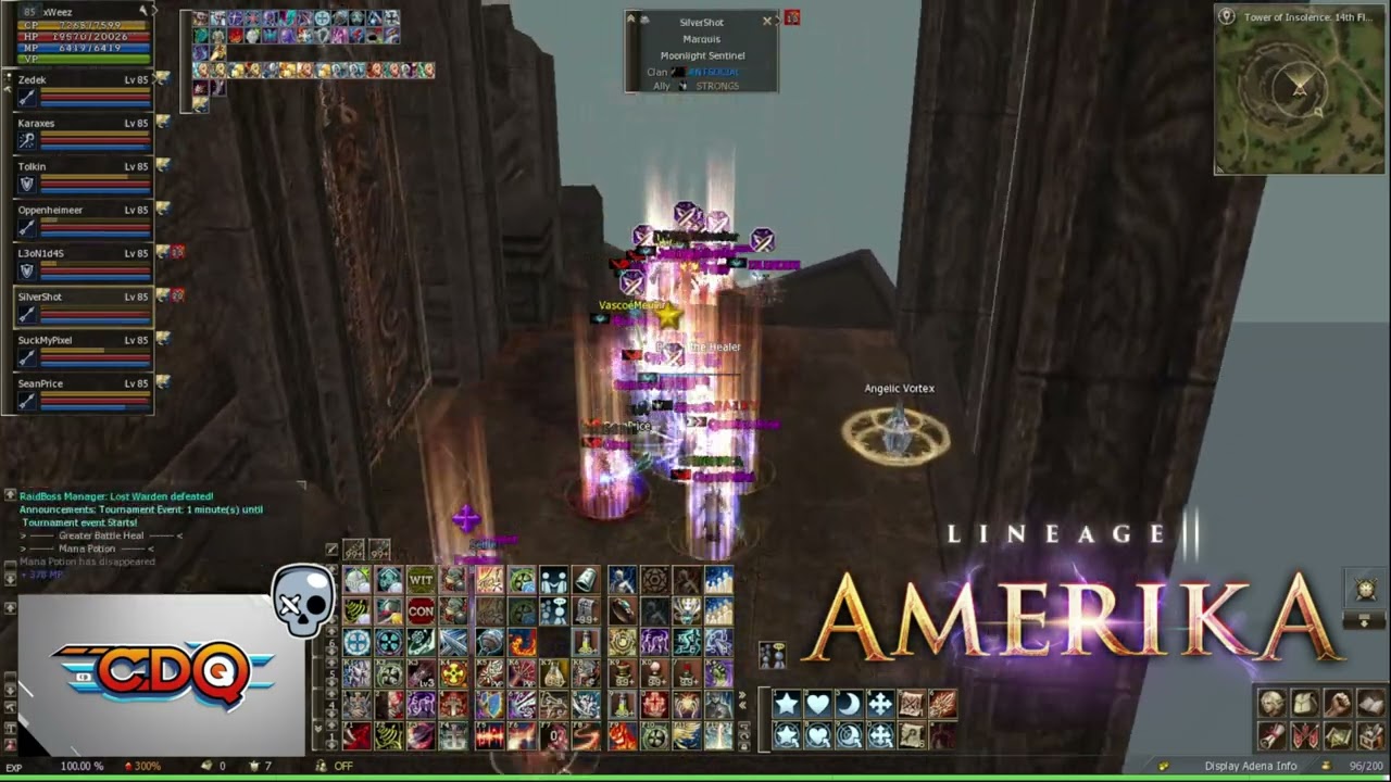 Lineage II Amerika - PvP Zone - Mass PvP at ToI 13