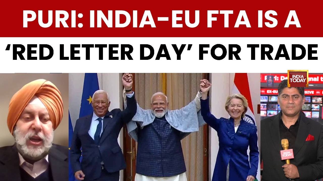 India-EU Trade Deal: Former Envoy Manjeev Singh Puri Explains The 'Trump Factor' And Global Impact