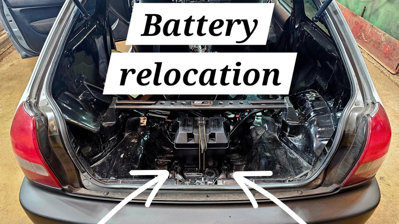 B series vtec turbo build pt 10 - Battery relocation