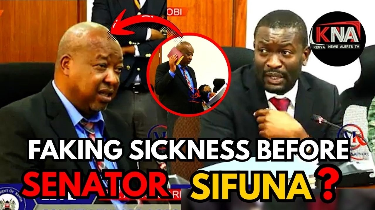 TROUBLE! FAKING SICKNESS BEFORE SIFUNA?