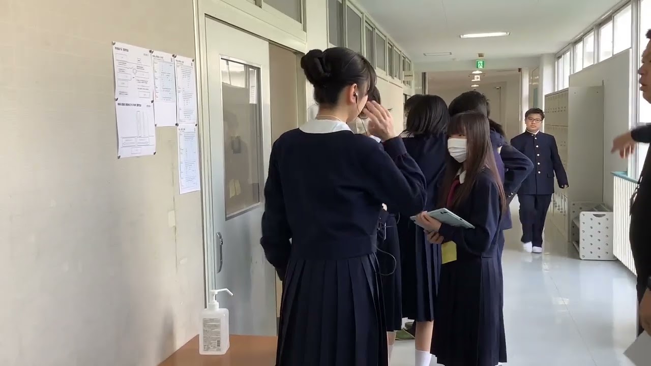 帝塚山学院泉ヶ丘中学校高等学校 新入生初登校