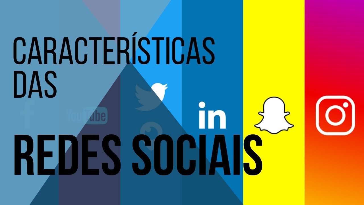CARACTERÍSTICAS DAS REDES SOCIAIS