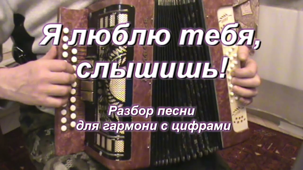 Я люблю тебя, слышишь! ( гармонь )