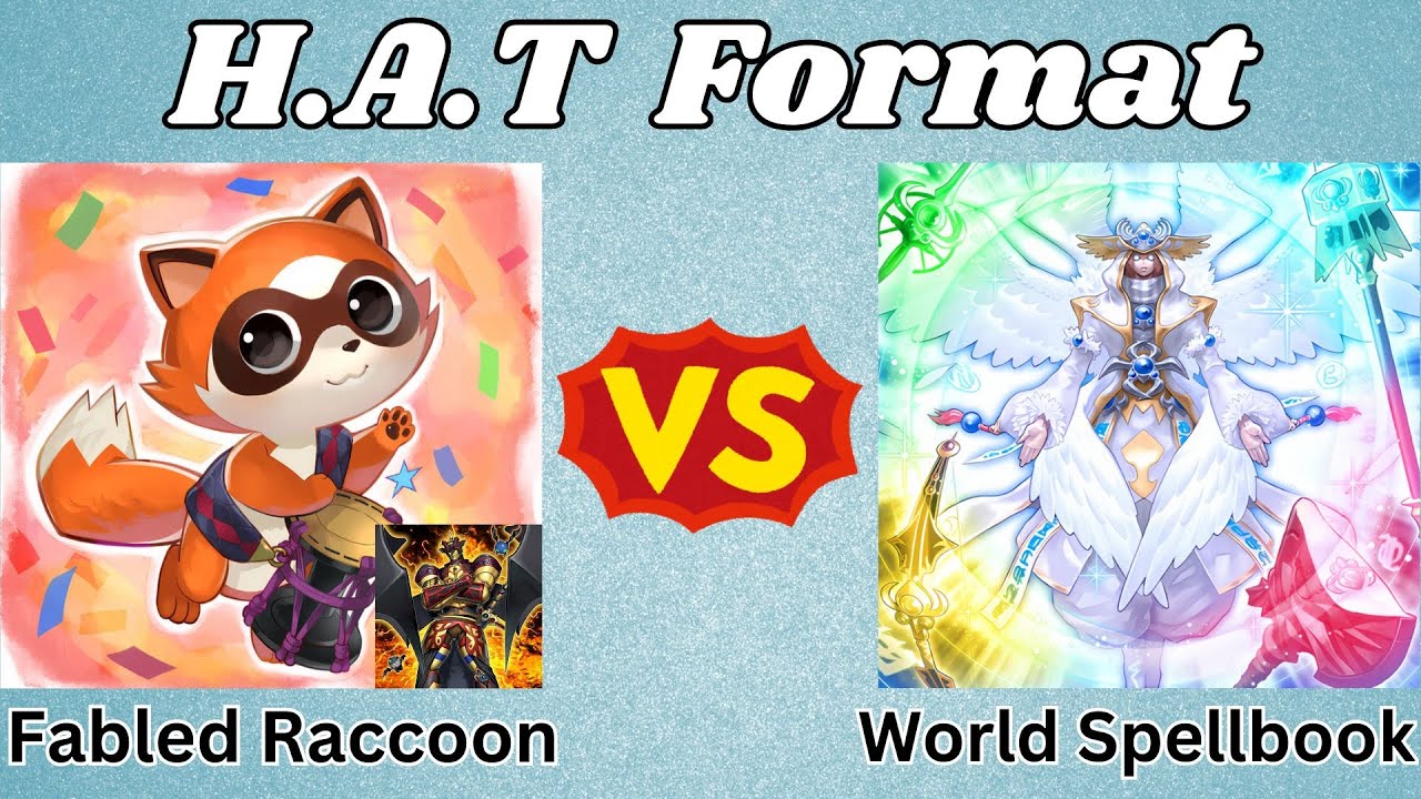 Fabled Raccoons Vs World Of Prophecy Spellbook! | HAT Format Replay Review! | (2014 Yu-Gi-Oh! WCQ)