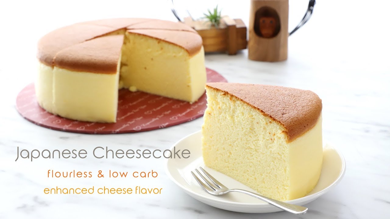 Low-Carb Fluffy Japanese Cheesecake - Healthy Baking Recipe | Craft Passion
