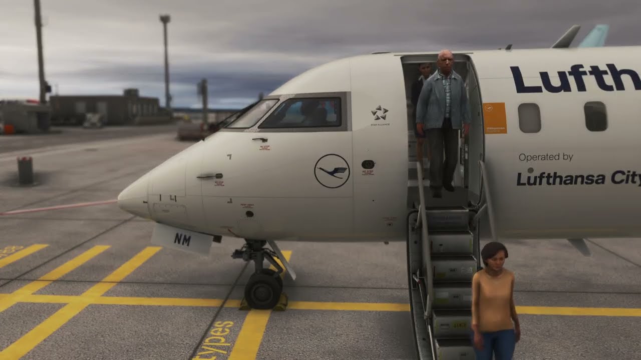 MSFS2024 | Lufthansa CityLine part 1 ✈️ CRJ-1000 | Hanover ➤ Frankfurt – 4K Ultra Realistic Vlog
