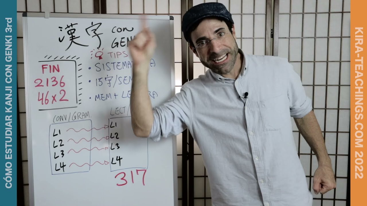 CÓMO ESTUDIAR KANJI CON GENKI | KIRA GENKI 1 3rd
