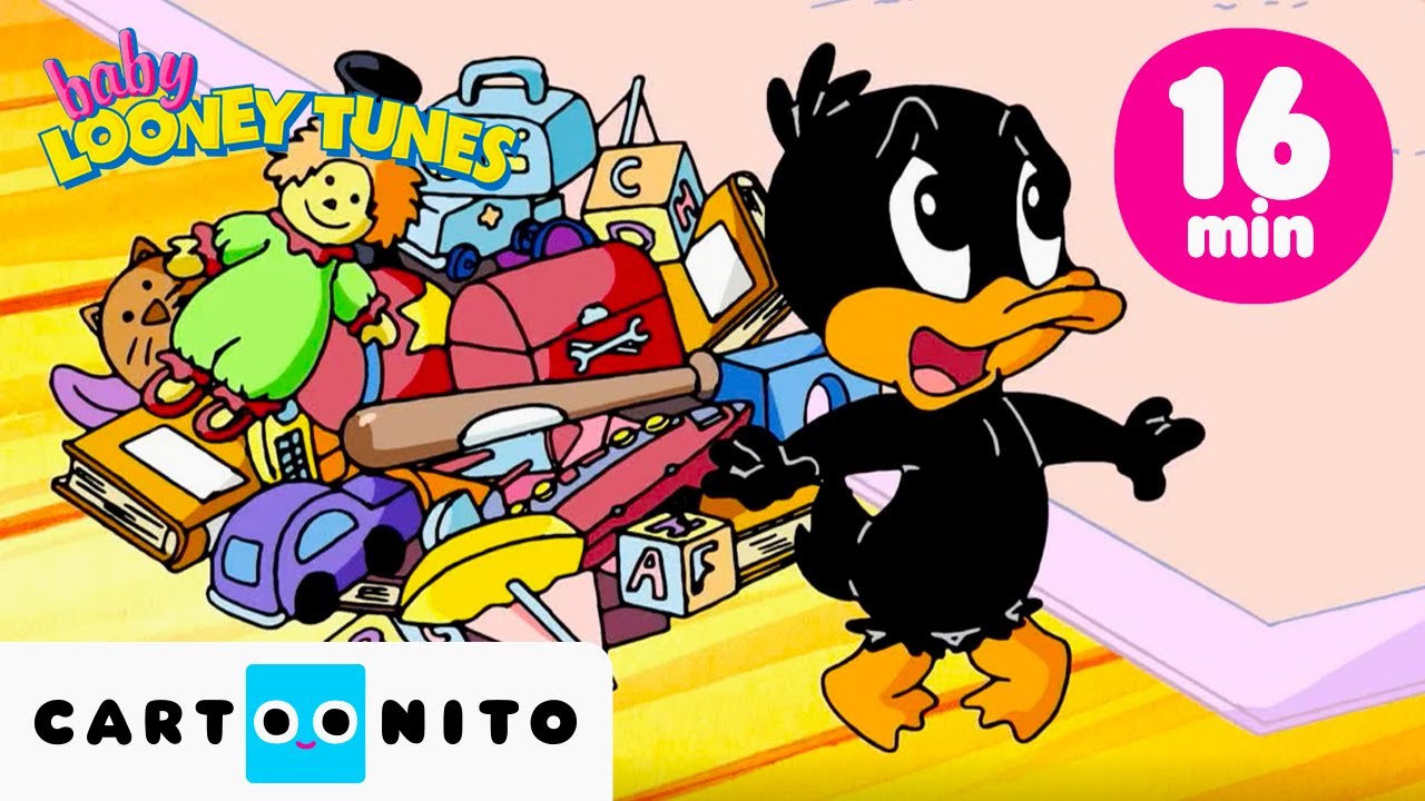 Daffy's Silly Tidy Up Time | Music and Fun with Baby Looney Tunes | Cartoonito