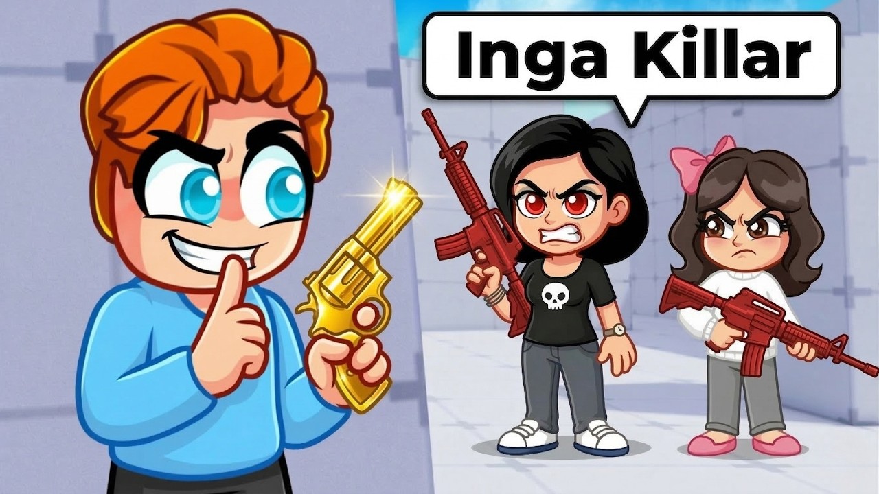 Jag Smyger In i En Endast Tjejer Server i Roblox Rivals..