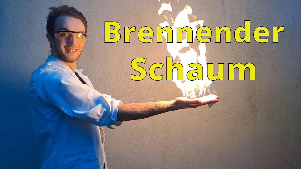 Brennender Schaum - Experimente Zuhause