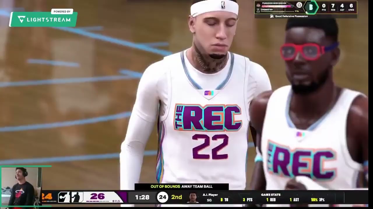 NBA 2k26 rec gameplay with BJ Dawson and Miles (Part 1/6)