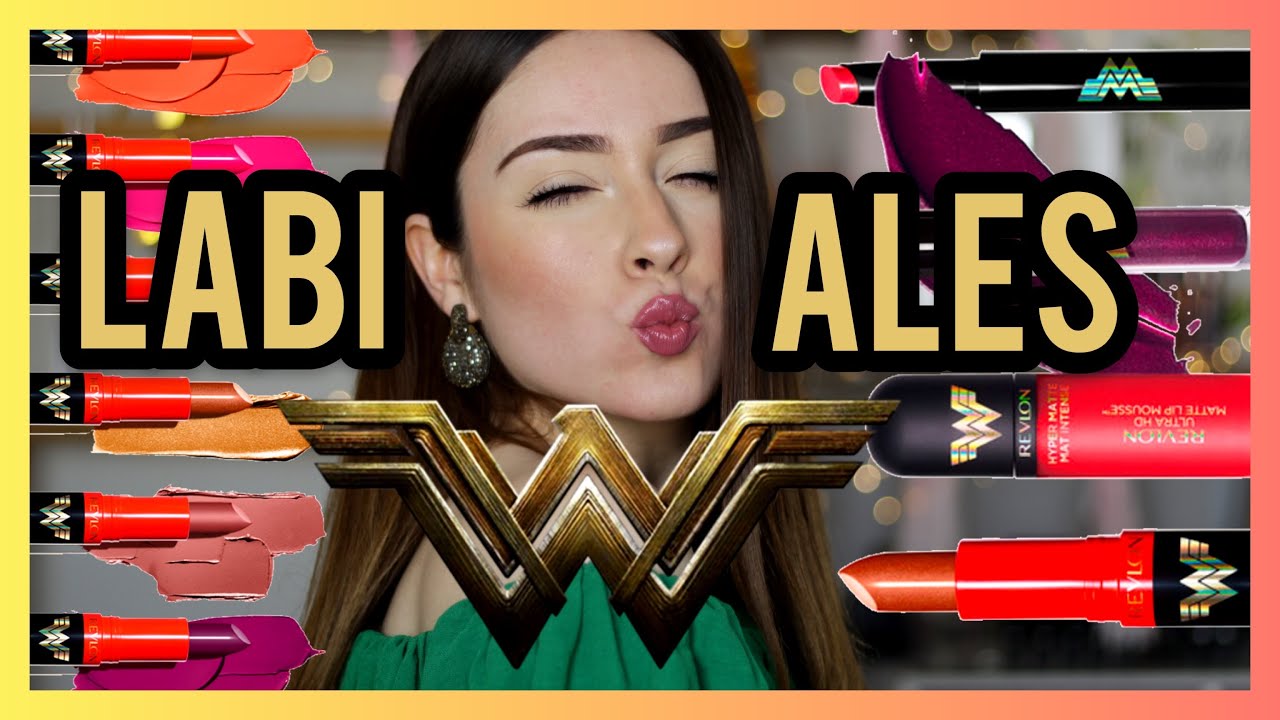 REVLON WONDER WOMAN | PROBANDO LOS LABIALES | MONILLACA