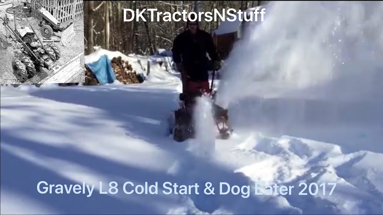 Gravely L8 Cold Start & Dog Eater 2017
