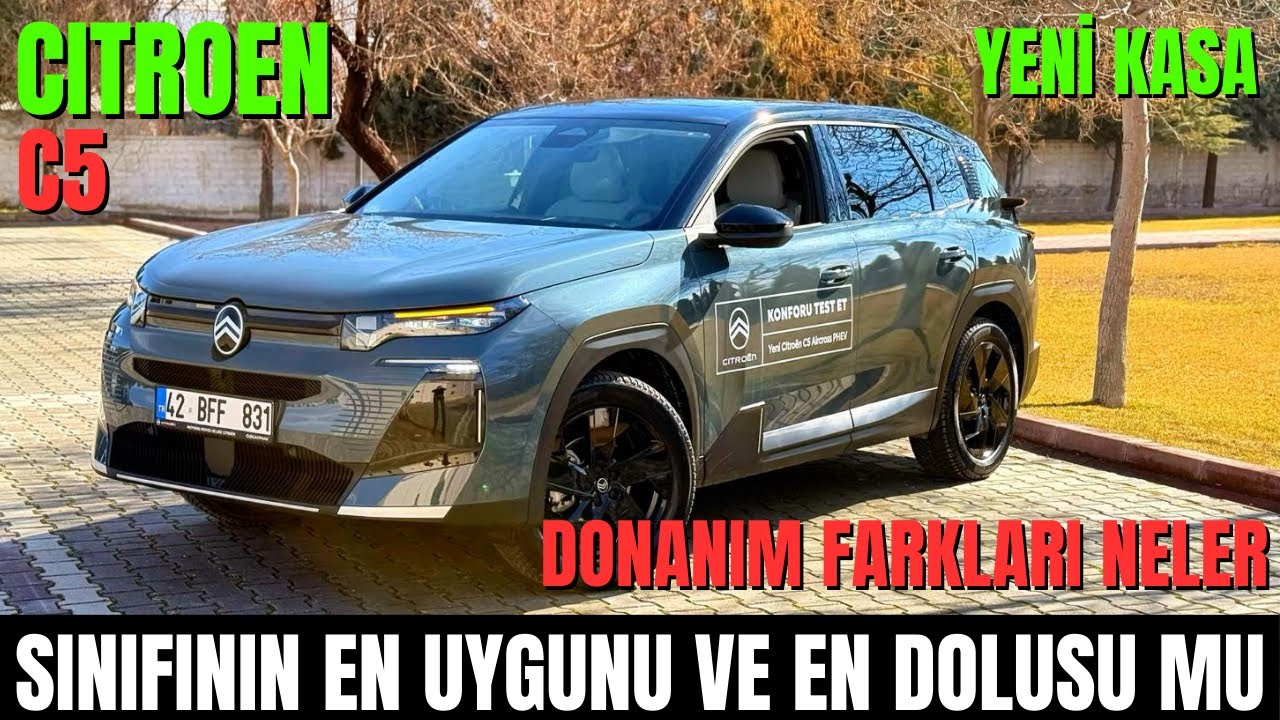 Citroen C5 AirCross 1.2 Hybrid İnceleme / Plus İle Max Donanım Farkları Neler?