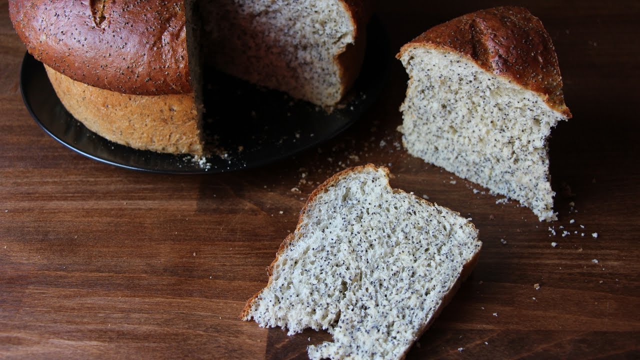 Pain brioch&eacute; aux graines de pavot