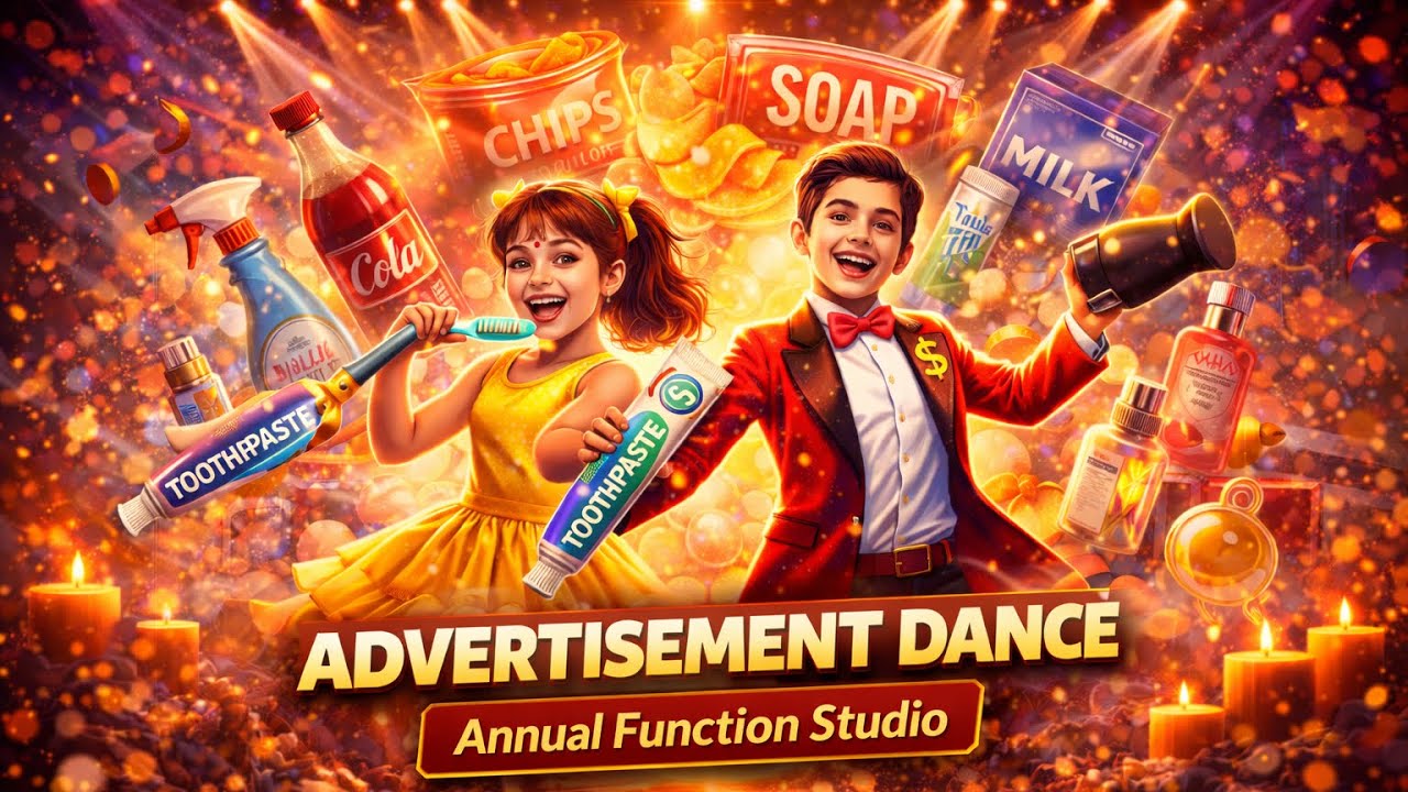 Advertisement Dance | Theme Based Annual Function Track | Performance Song | Annual Function Studio