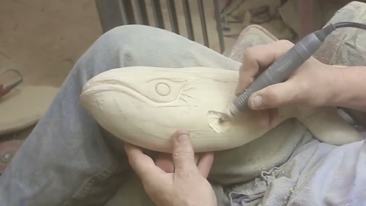 Driftwood wood carving