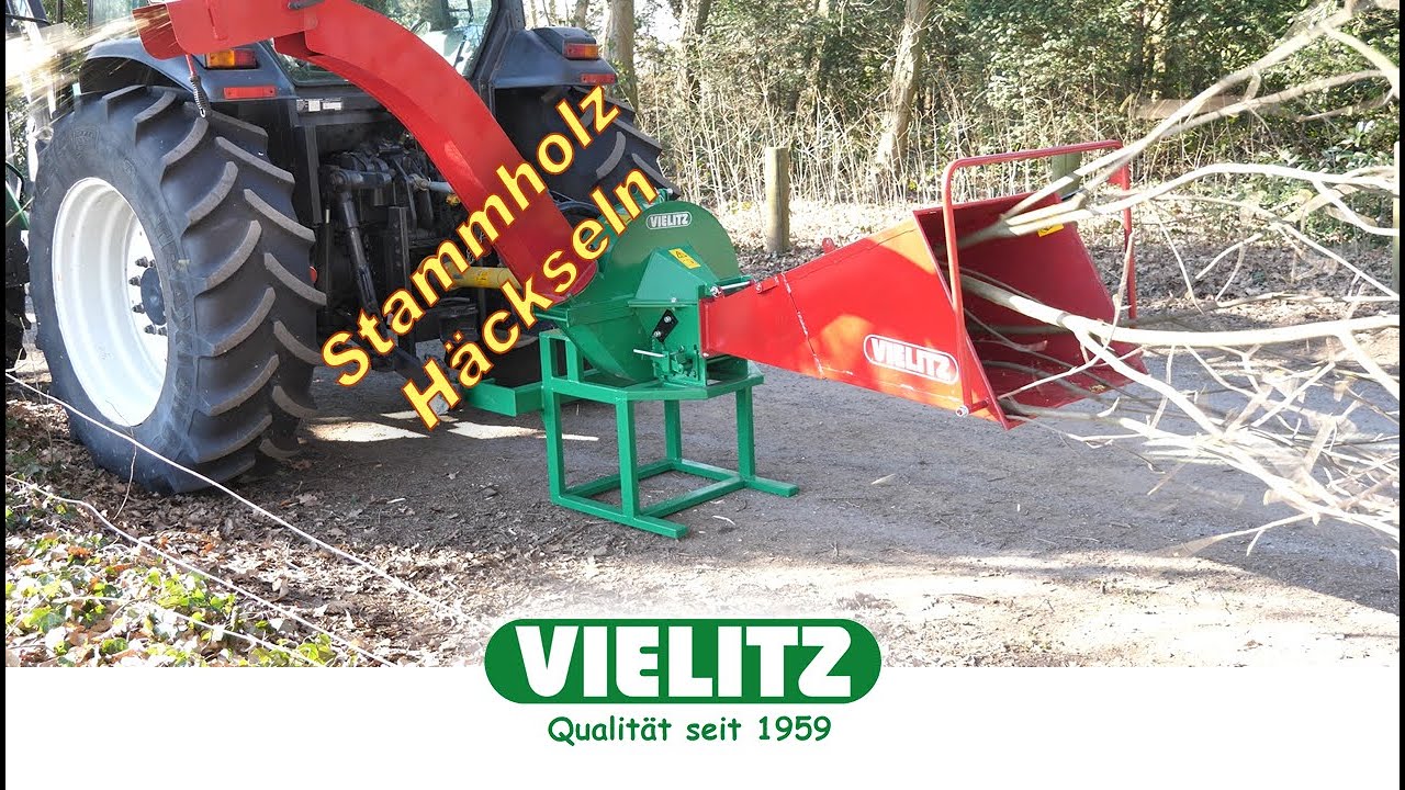 VIELITZ Grobhacker / Grobhäcksler für Holz bis 100mmØ (70mm auch lieferbar) Holzhacker, Langhäcksler