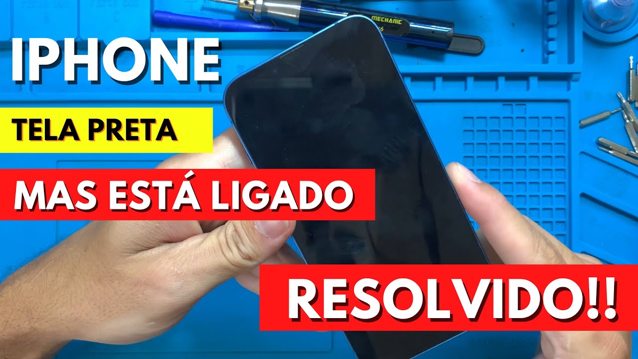 iPhone apagou a tela mas continua ligado. Resolvido!!