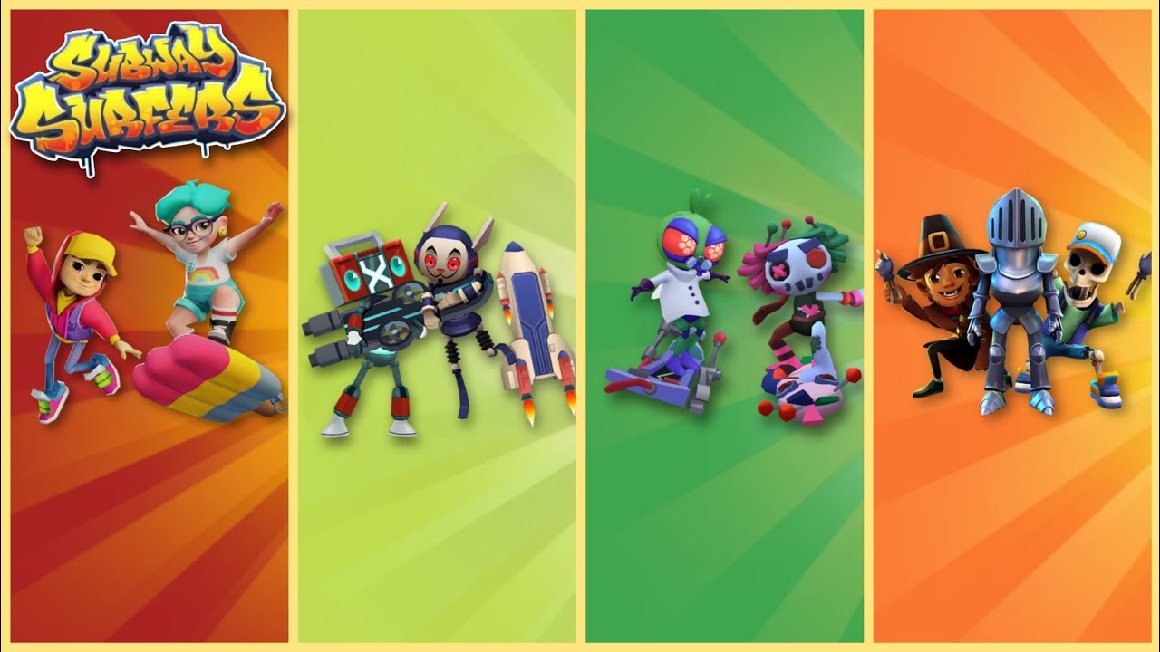 SUBWAY SURFERS 5 DIFERENTS CITIES IN 5 DIFERENTS CHALLENGES - WELCOME NEW WORLD TOUR