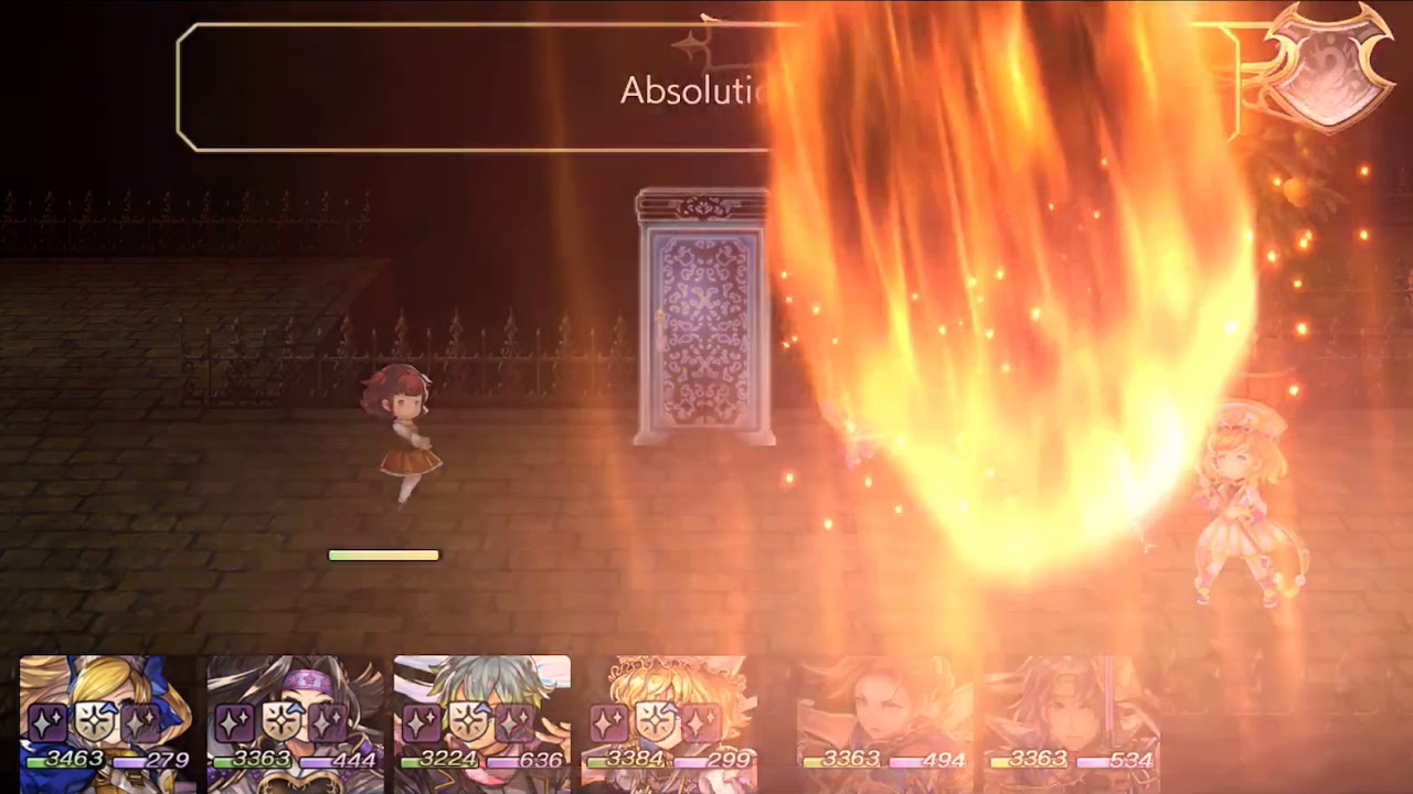 Another Eden [Global]: Nameless Girl Dialogue & Battle