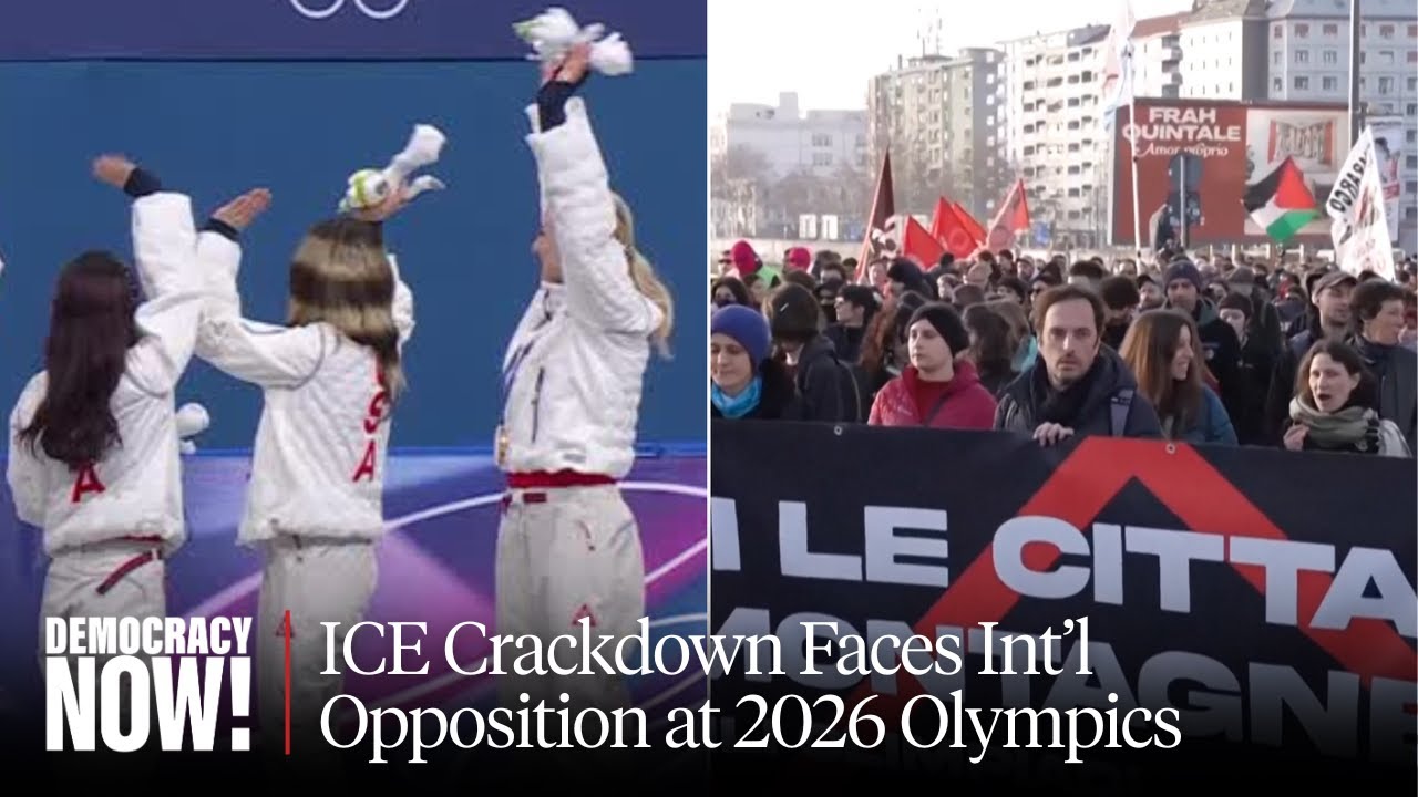 JD Vance Is Booed at Olympics While Thousands Protest U.S. Sending ICE Agents to Games in Italy