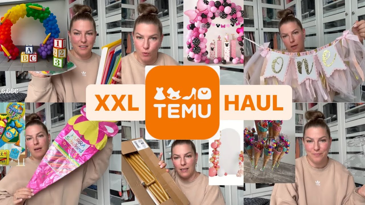 200€ XXL TEMU HAUL! 😱 Party Dekoration!