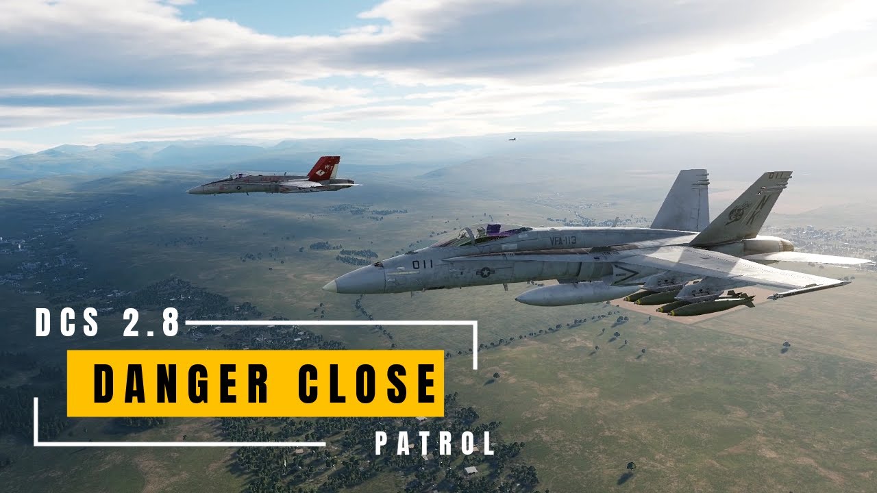 F/A-18 patrol in Caucasus mountains turns into danger close air support PART 1 | DCS WORLD 2.8