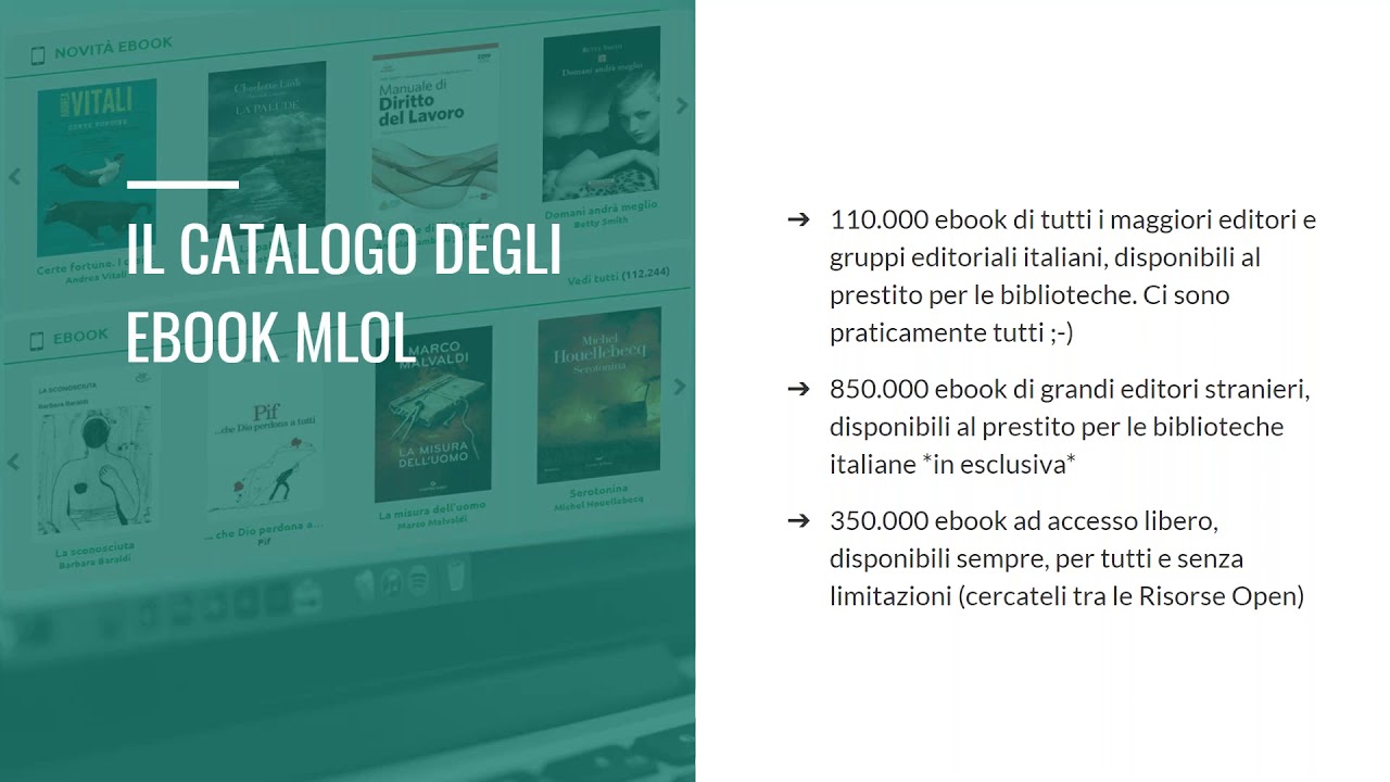 Come leggere libri digitali. Gli ebook su MLOL (2/5)