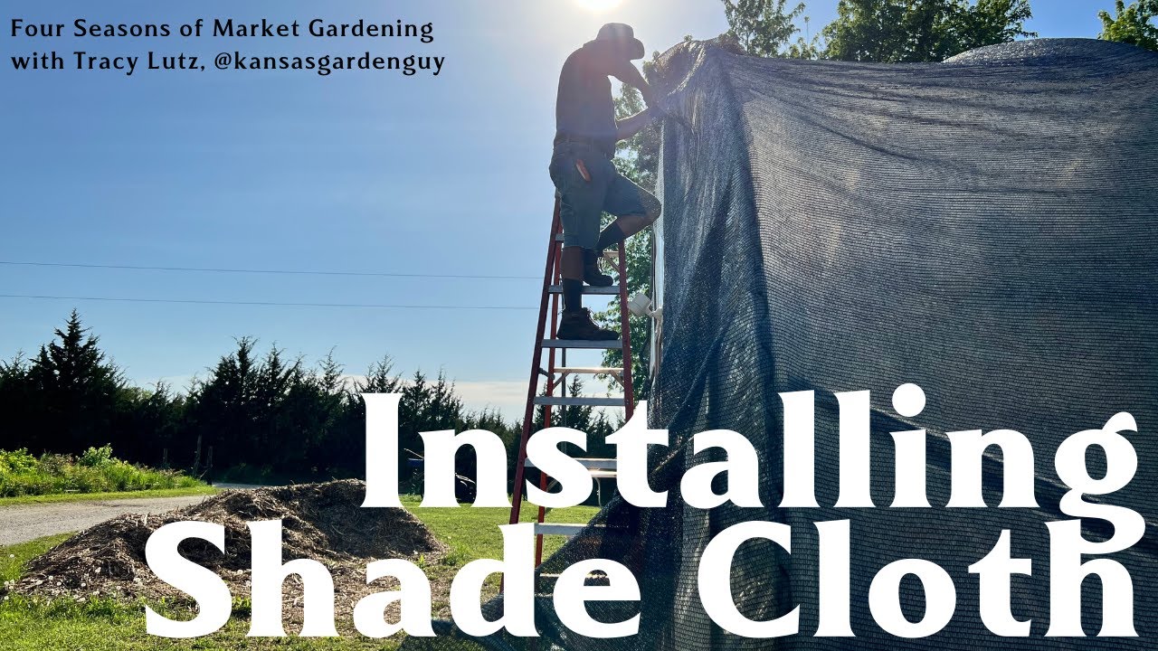 Установка защитной ткани Hoop House Shade с замковым каналом и пружинной проволокой | Эпизод 23