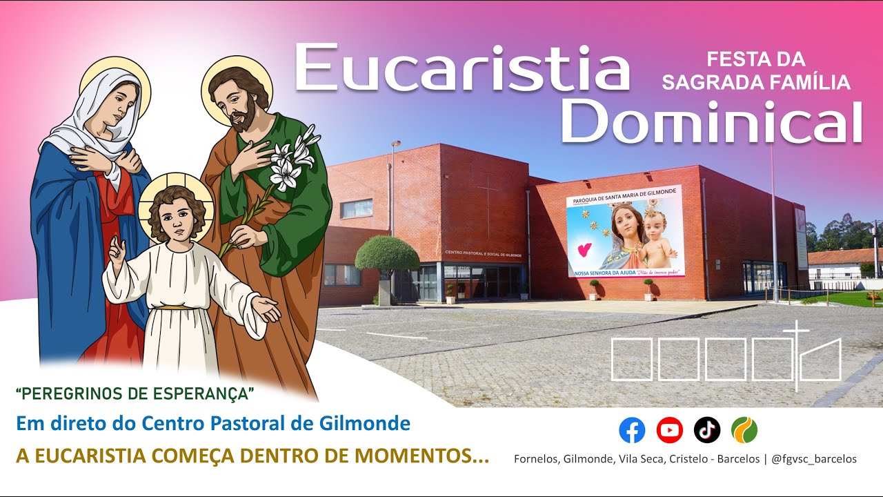 Eucaristia Dominical, 28 Dezembro 2025, Festa da Sagrada Família de Nazaré | Celebra Padre Bruno